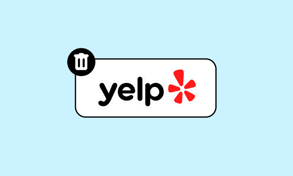 Cómo eliminar una cuenta de Yelp