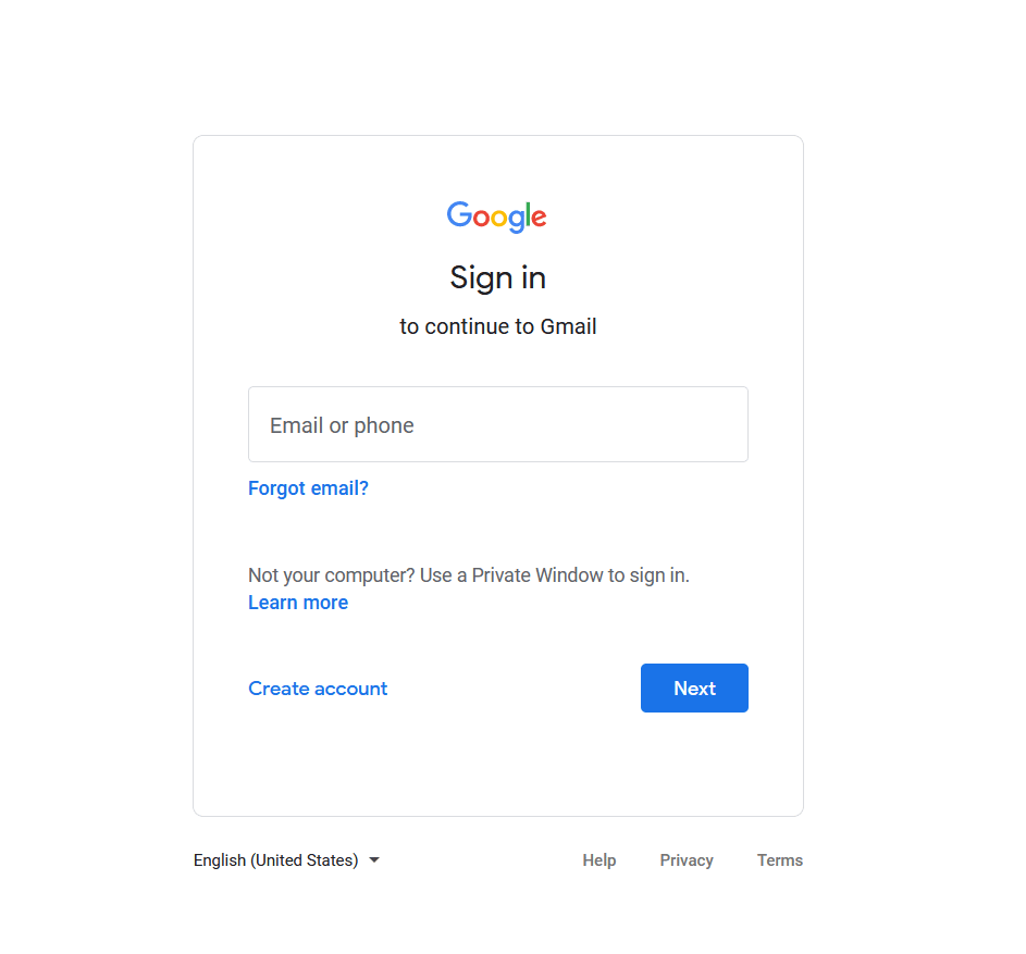 Página de inicio de sesión de Gmail | transferir mi correo electrónico de SBCGlobal