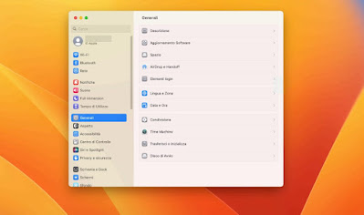 Configuración de macOS Ventura