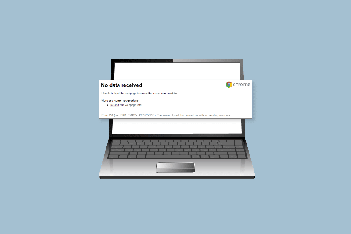 Arreglar el servidor de Google Chrome no envió ningún error de datos