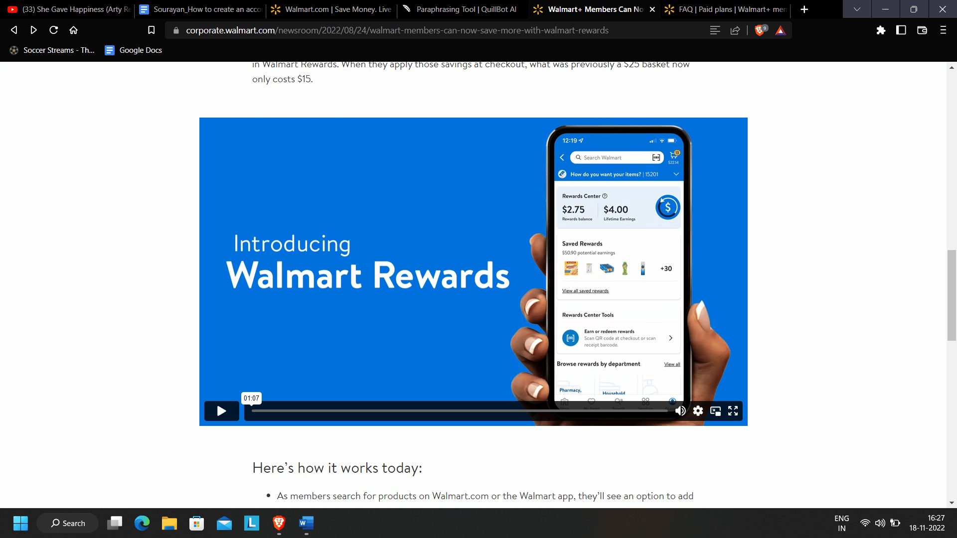 recompensas de walmart | 