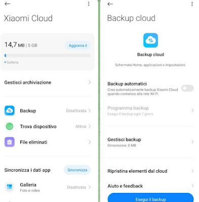 activar la sincronización