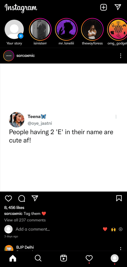 abre la aplicación de Instagram