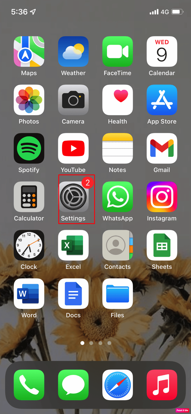 pasar a la configuración. 12 formas de arreglar la linterna del iPhone que no funciona