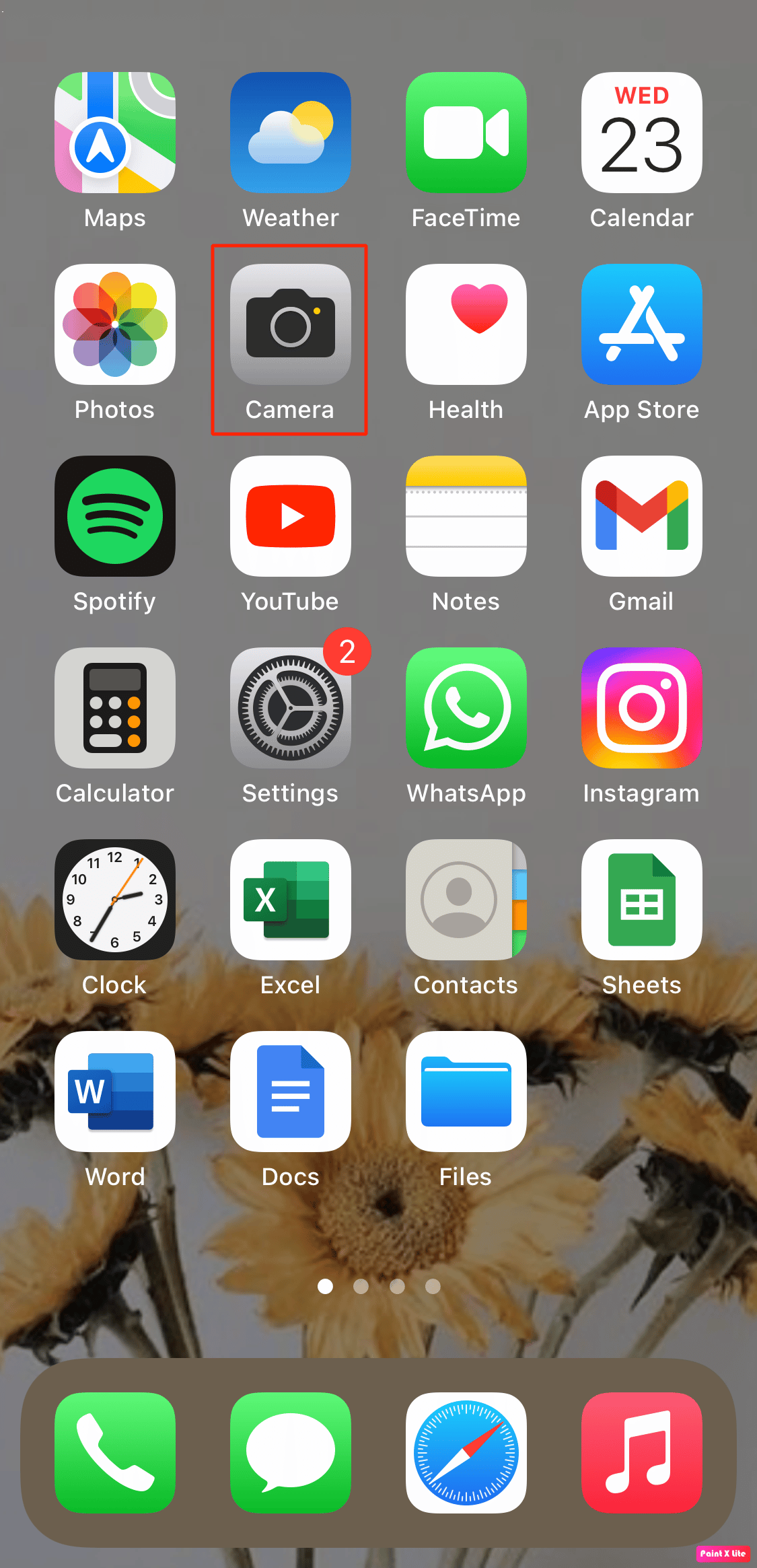 ir a la aplicación de la cámara. 12 formas de arreglar la linterna del iPhone que no funciona