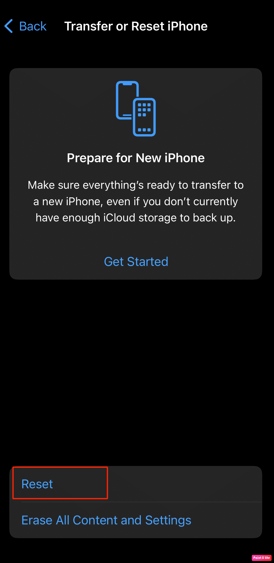 toca restablecer. 12 formas de arreglar la linterna del iPhone que no funciona