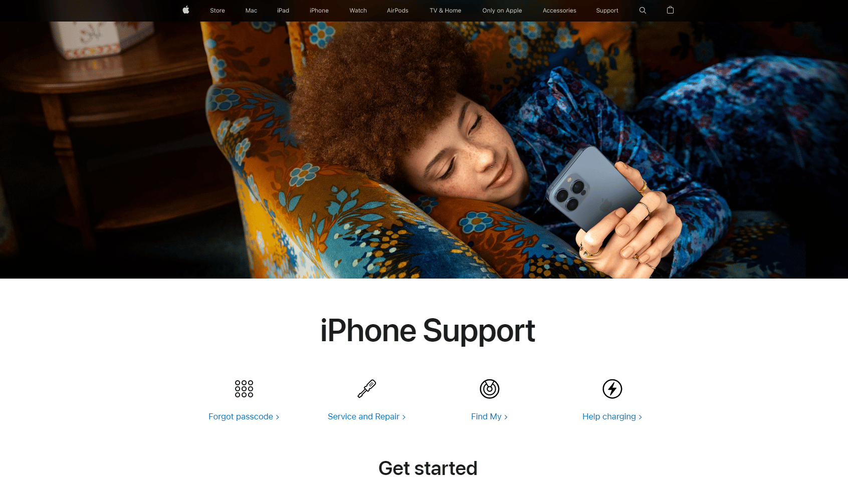 soporte para iPhone