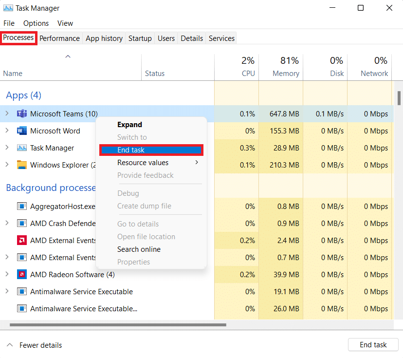 equipos de Microsoft de tarea final