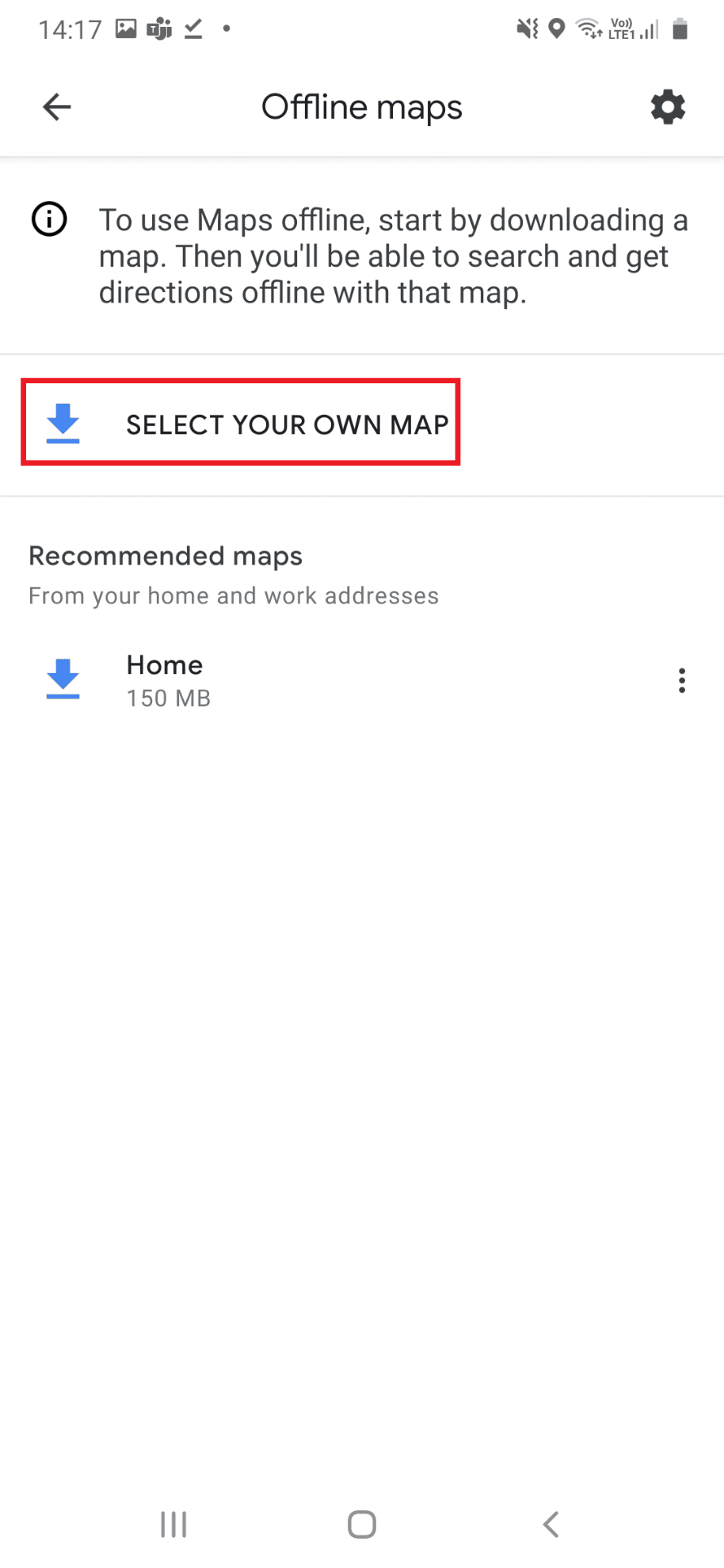 toca SELECCIONA TU PROPIO MAPA