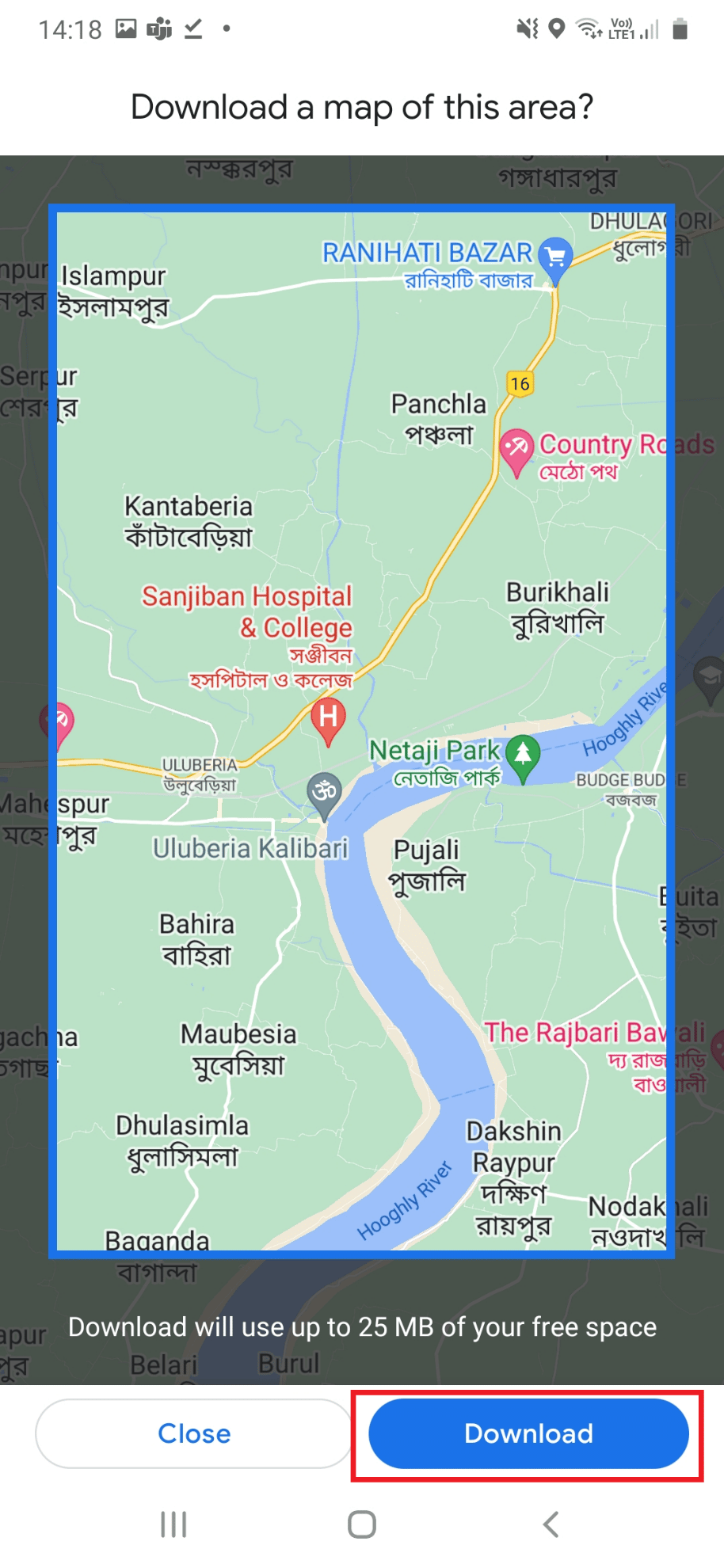 descargar mapa |  Cómo usar el GPS sin Internet