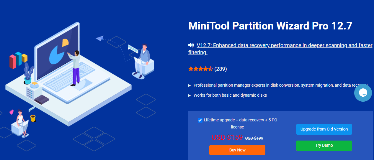 Asistente de partición de MiniTool 