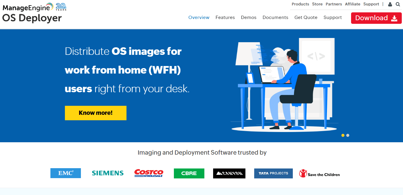 Implementador de sistema operativo ManageEngine.  12 mejores programas de clonación de HDD