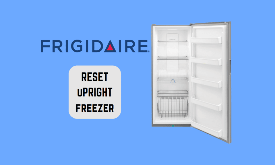 ¿Hay un botón de reinicio del congelador vertical Frigidaire?