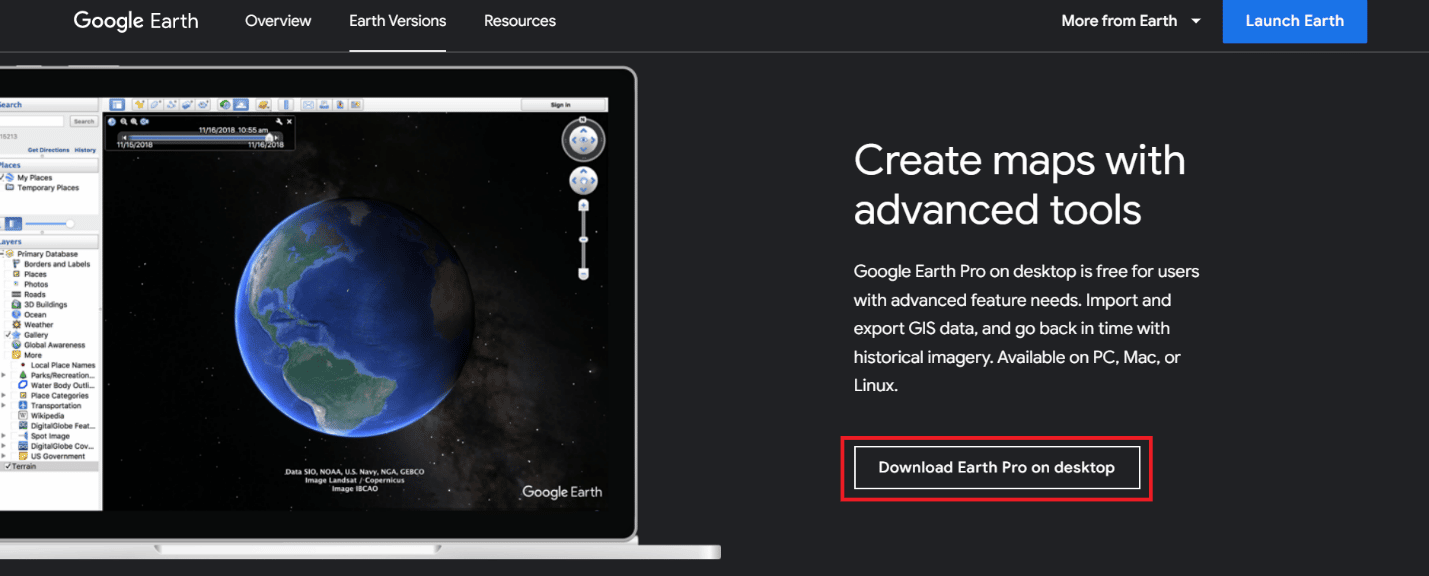 Descargar Google Earth Pro - ¿Cómo obtener las líneas topográficas de Google Maps?  7
