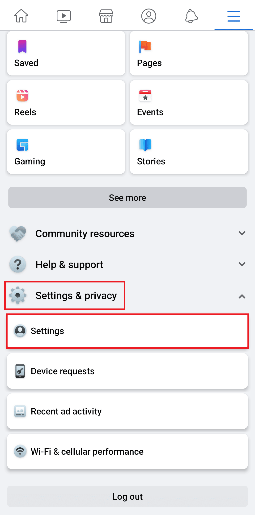 toca configuración y privacidad y configuración |  Cómo buscar el número de teléfono de Google Voice