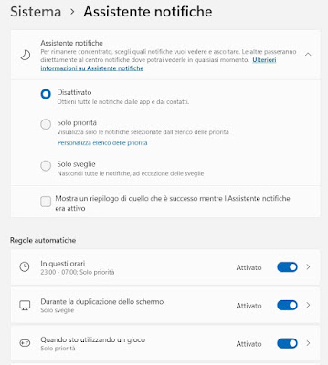 Asistente de notificaciones de Windows 11 asistente de notificaciones