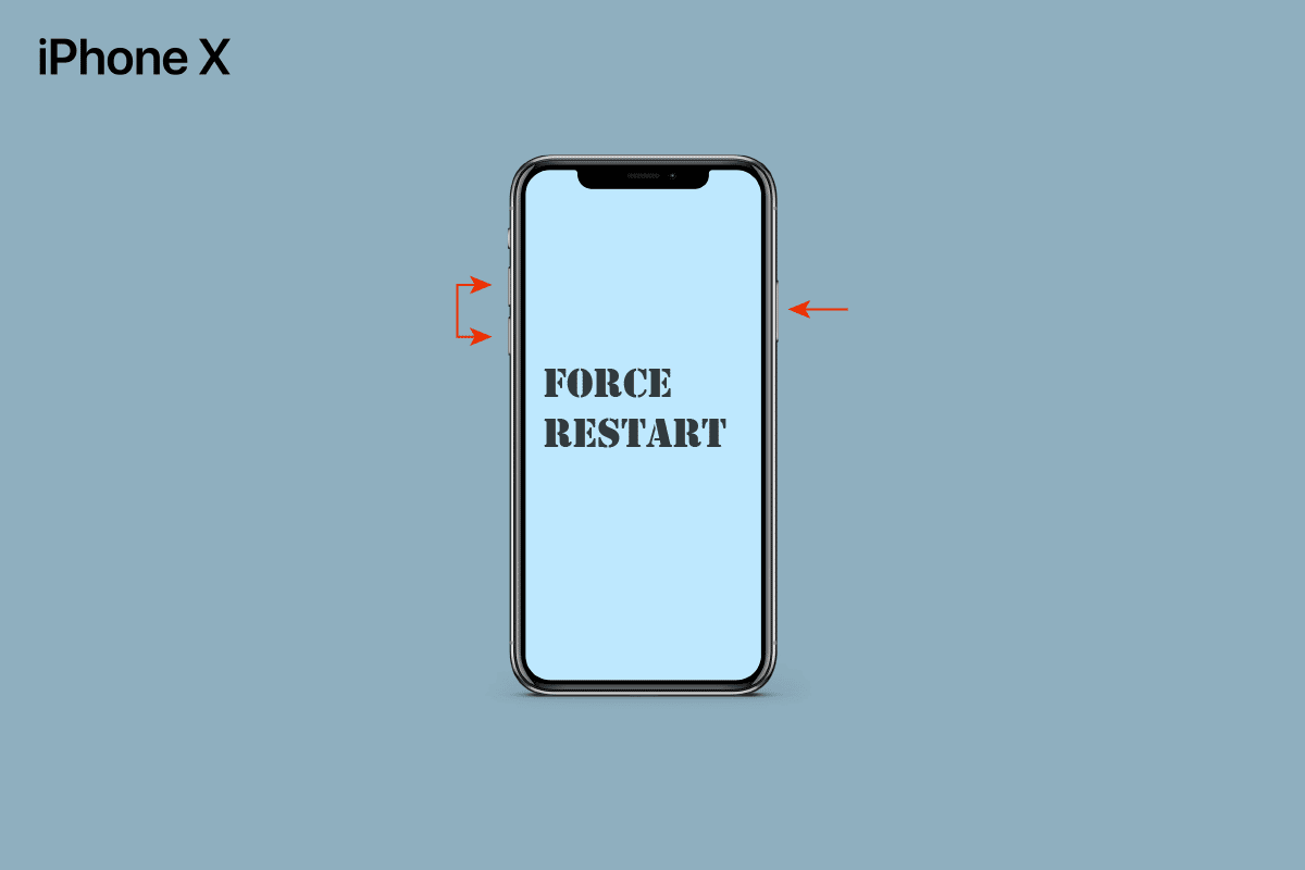 Cómo forzar el reinicio del iPhone X