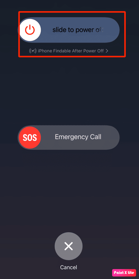 arrastre la diapositiva para apagar el icono.  Cómo reiniciar iPhone X, iPhone 11, iPhone 13, iPhone 13 pro max