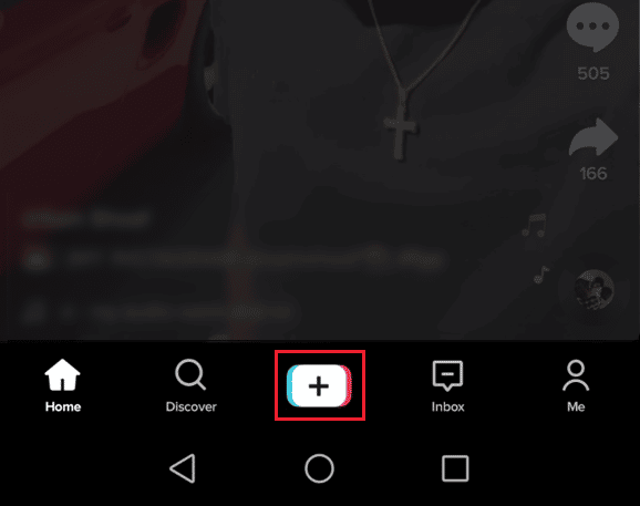 Toque el ícono más |  Cómo encontrar pegatinas en TikTok