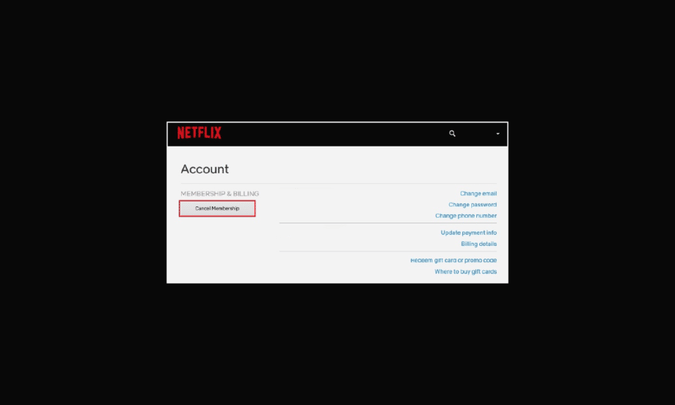 Cómo cancelar mi cuenta de Netflix