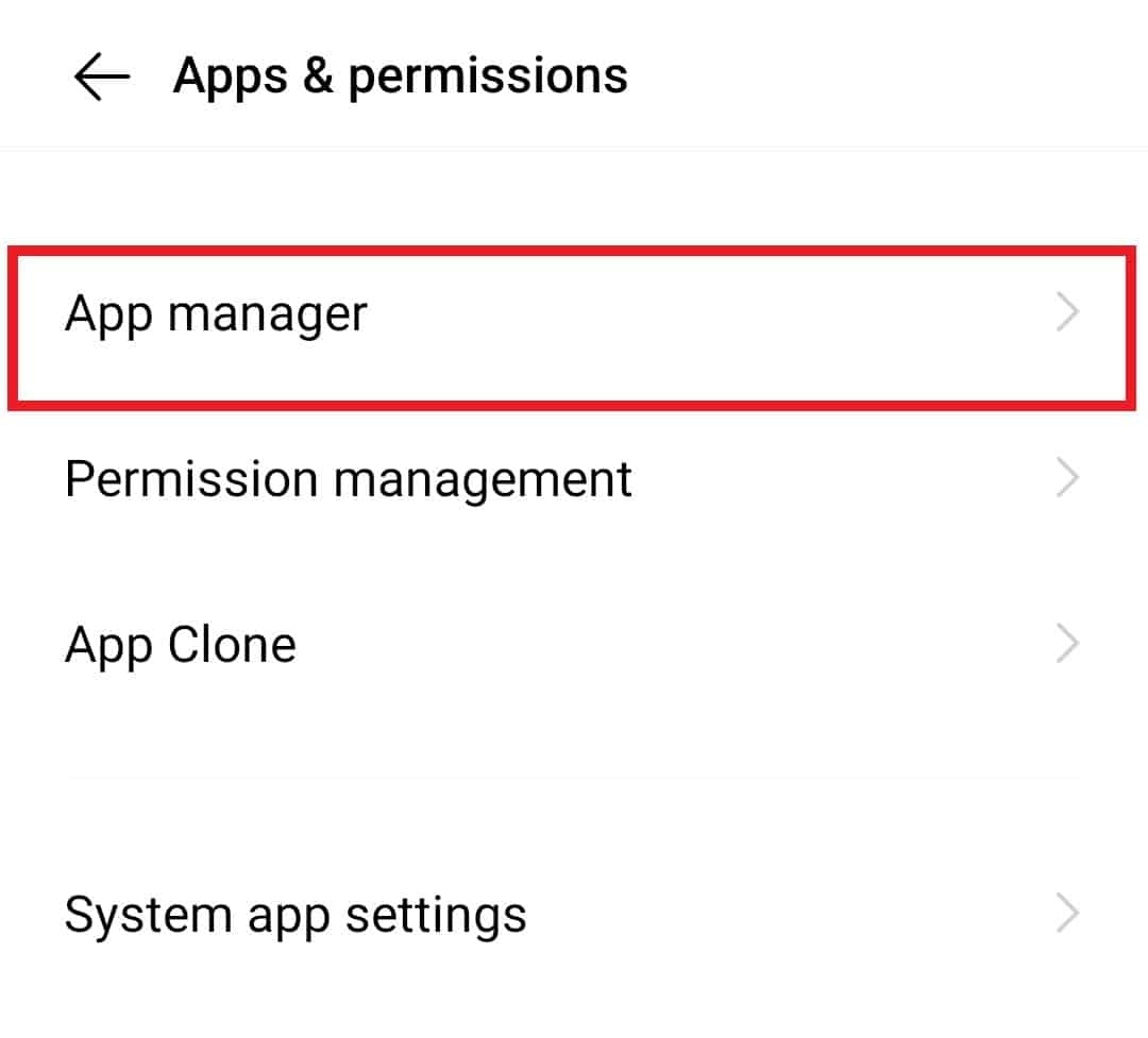Seleccione Administrador de aplicaciones. 7 formas de arreglar WhatsApp que no sincroniza contactos en Android