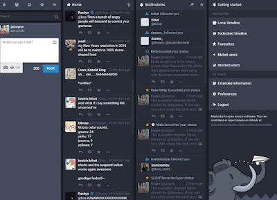 Mastodonte se alimenta