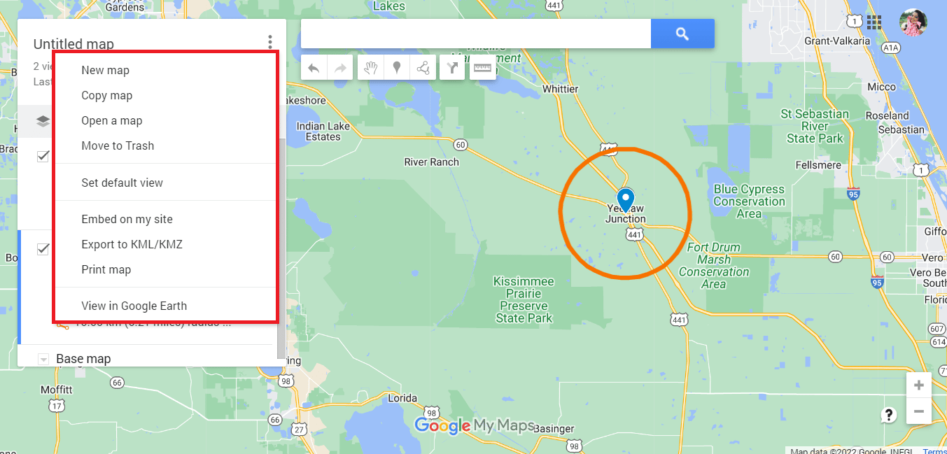 Exporte el mapa según sea necesario