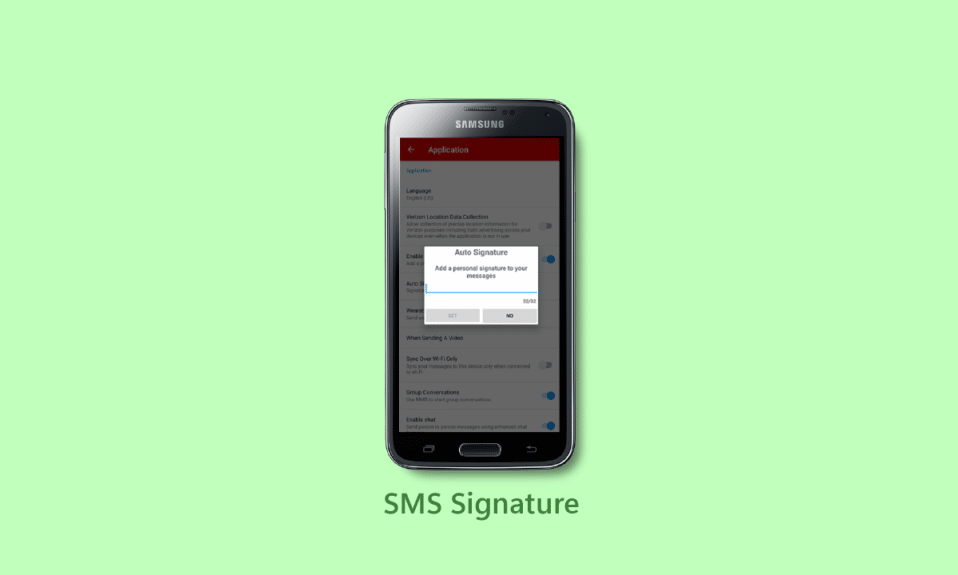 ¿Qué es la firma de SMS en Android?