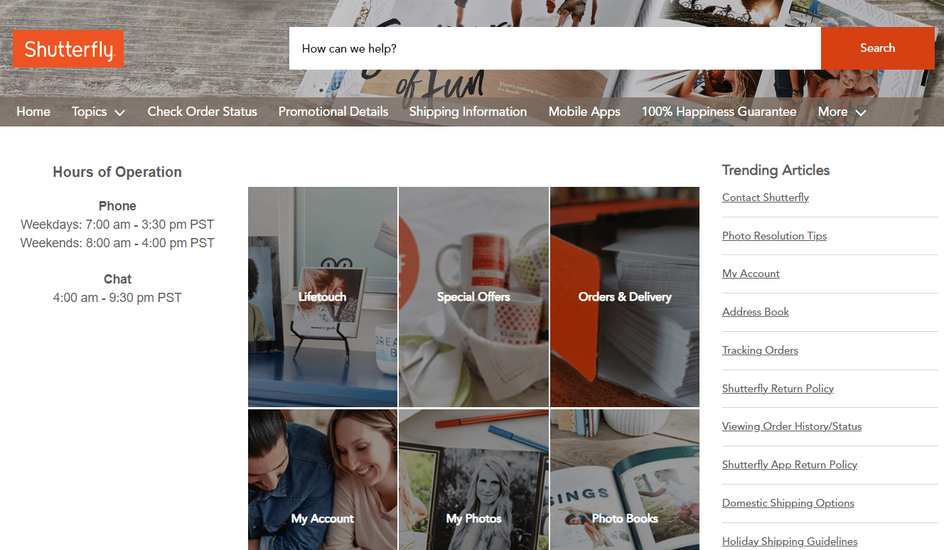 Atención al cliente de Shutterfly | Cómo eliminar fotos de Shutterfly