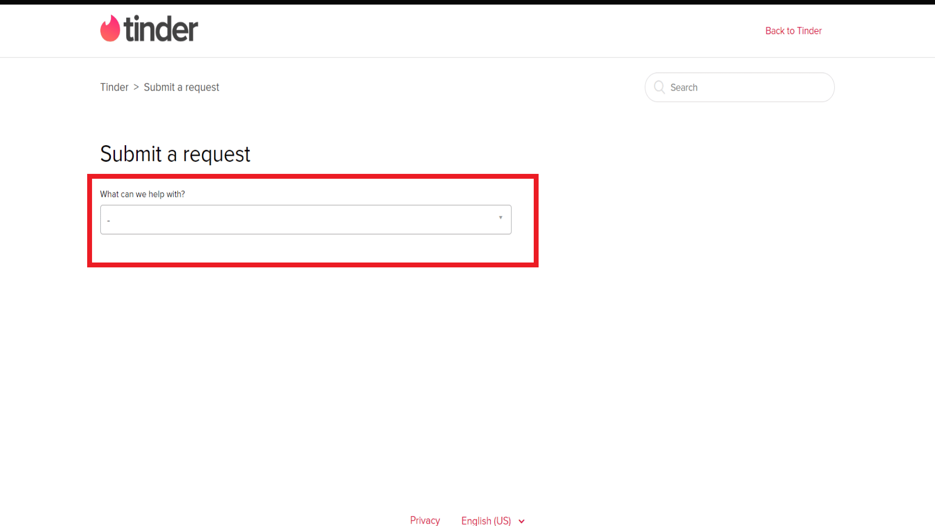 enviar una solicitud a tinder |  Tinder me baneó sin motivo