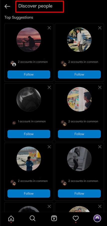 Aquí puedes ver las personas que han sincronizado sus cuentas con los números que tienes en tus contactos.