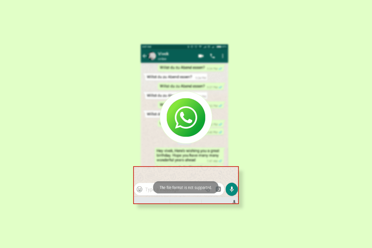 Arreglar el formato de archivo de WhatsApp no ​​compatible con Android