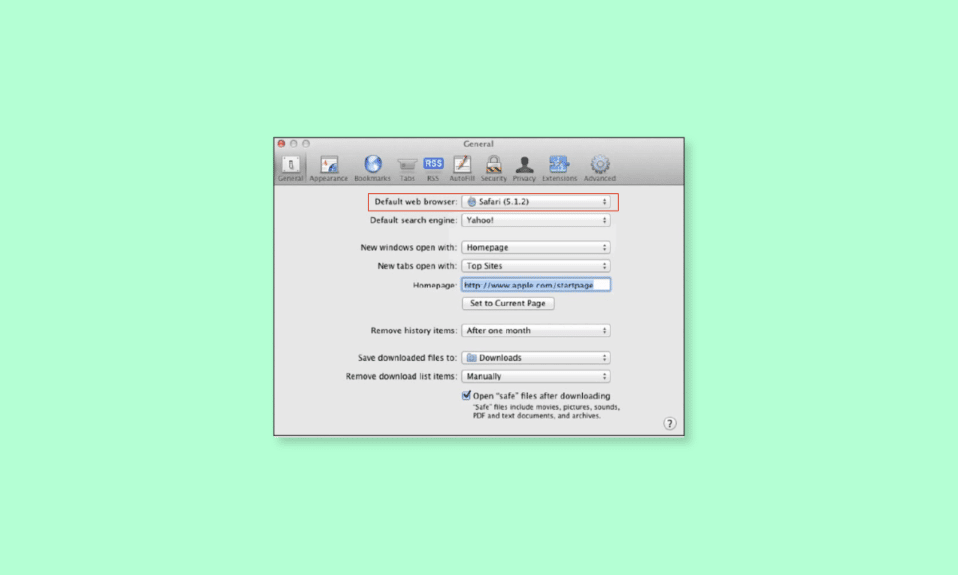 Cómo cambiar mi página de inicio predeterminada en Safari