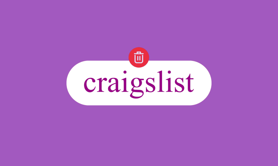 Cómo eliminar una cuenta de Craigslist