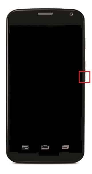 botón para bajar el volumen del teléfono inteligente moto x