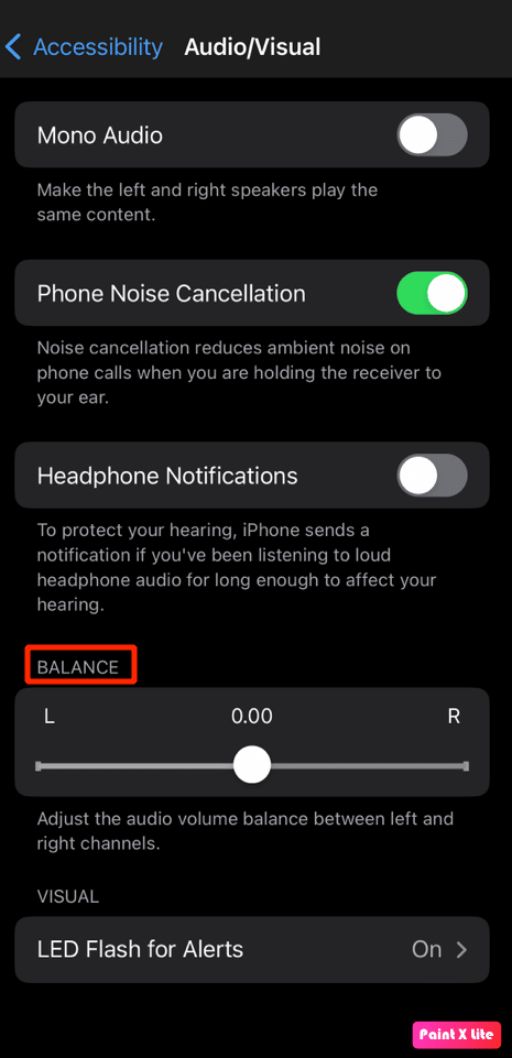 bajo equilibrio mantenga el control deslizante en el medio | Cómo arreglar AirPods conectados pero el sonido proviene del teléfono