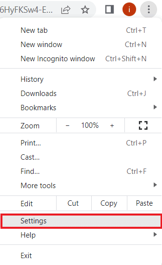 Seleccione Configuración | deshabilitar el caché en las herramientas para desarrolladores de Chrome