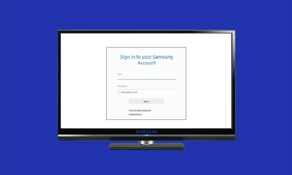 Cómo iniciar sesión en la cuenta de Samsung en la TV