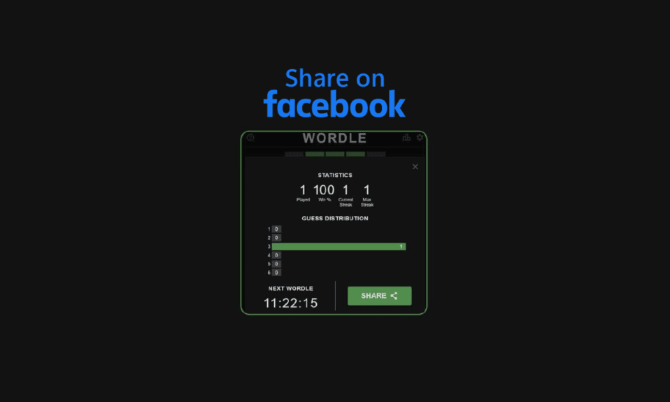 Cómo publicar resultados de Wordle en Facebook