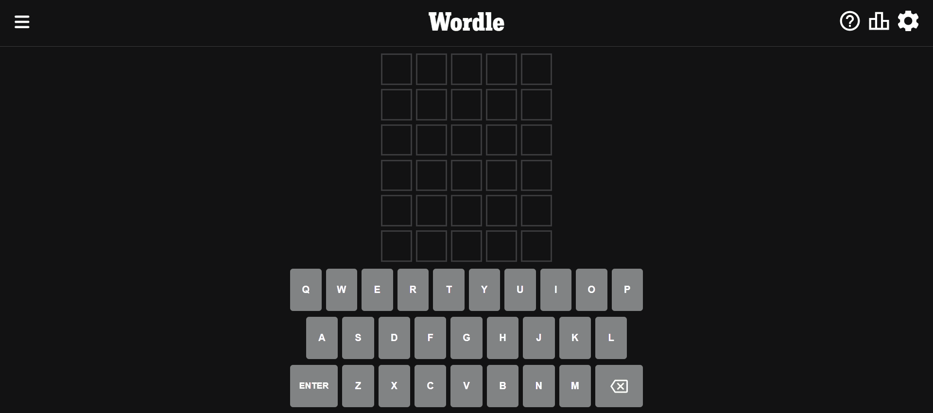 Inicie su navegador móvil y vaya al sitio web de Wordle.