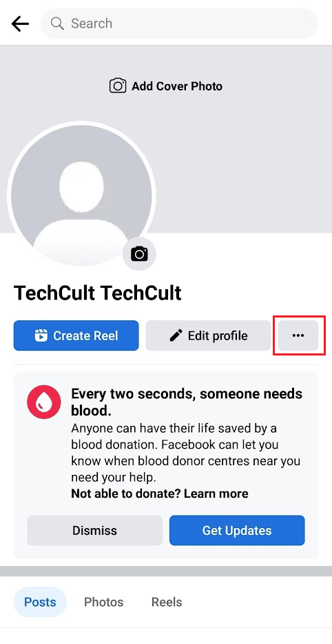 Toca el ícono de tres puntos