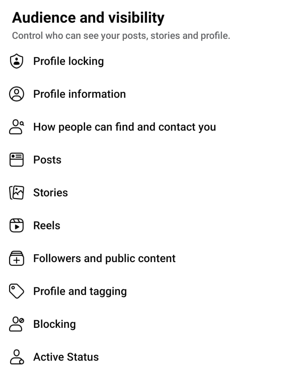 Configuración de Facebook 