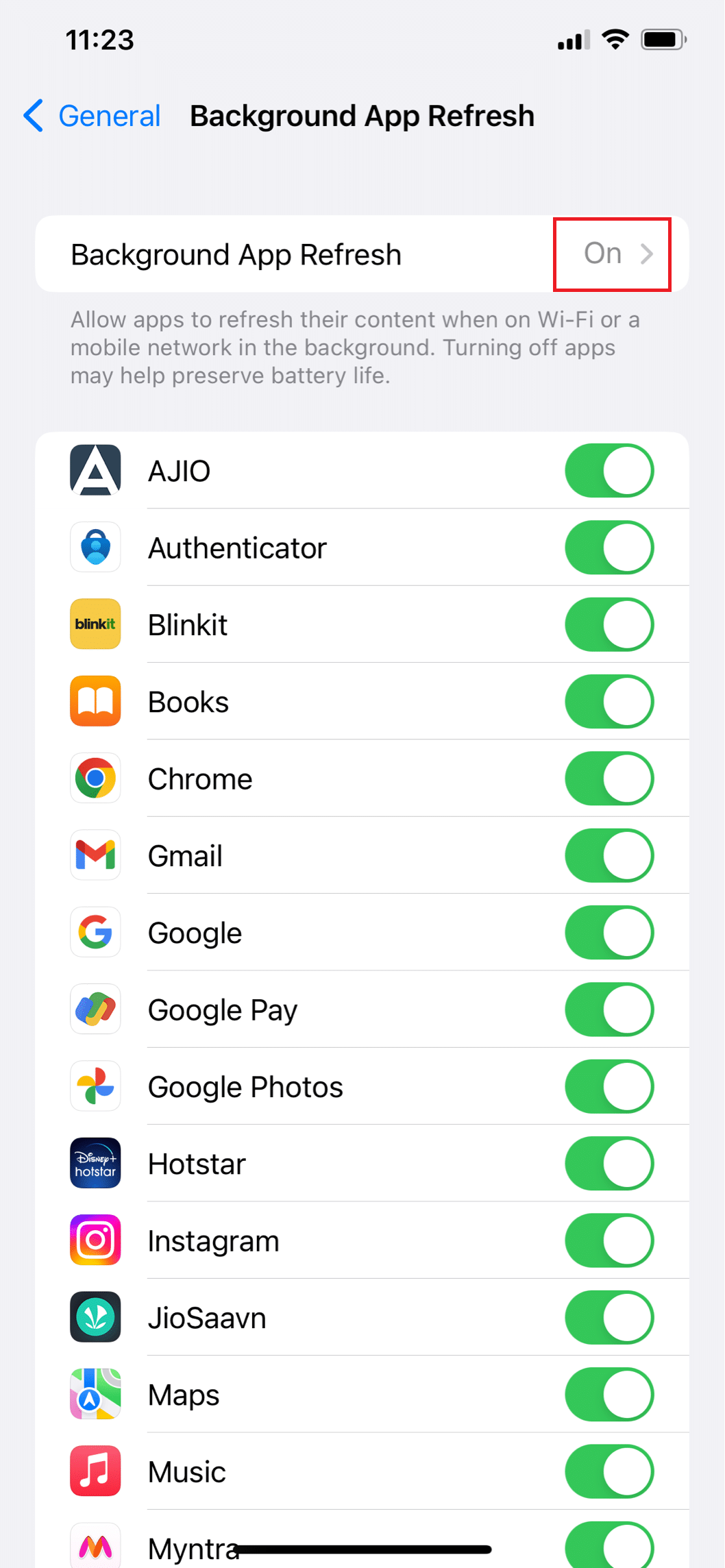 Activa la actualización de la aplicación en segundo plano.  Las 7 principales soluciones para la actualización de la aplicación en segundo plano no funcionan en el iPhone