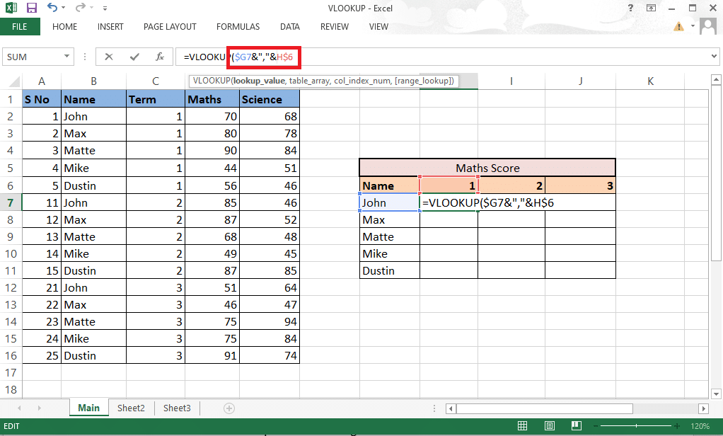Bloquee las filas y columnas en consecuencia, ya que también necesitamos completar el resto de los detalles. 