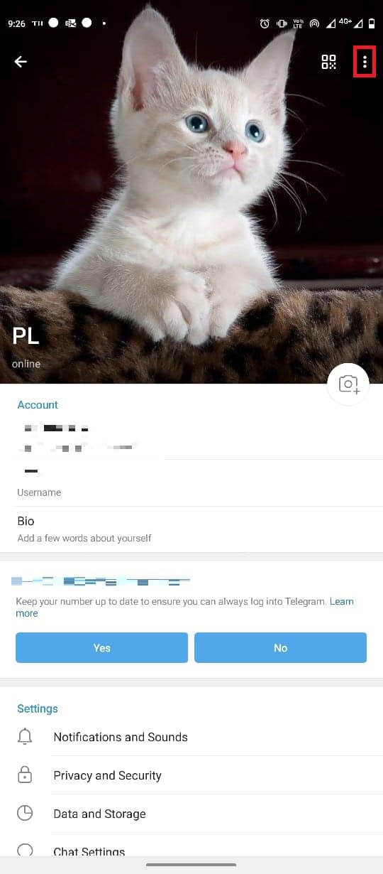localiza y toca el ícono de tres puntos