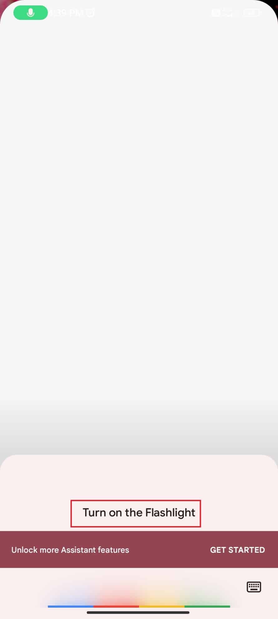 Diga Encender la linterna.  Cómo encender la linterna en Droid Turbo