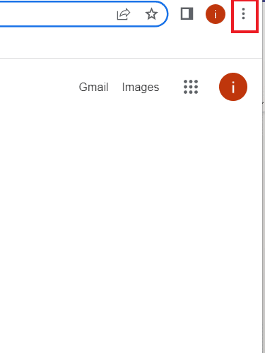 Haga clic en tres puntos 