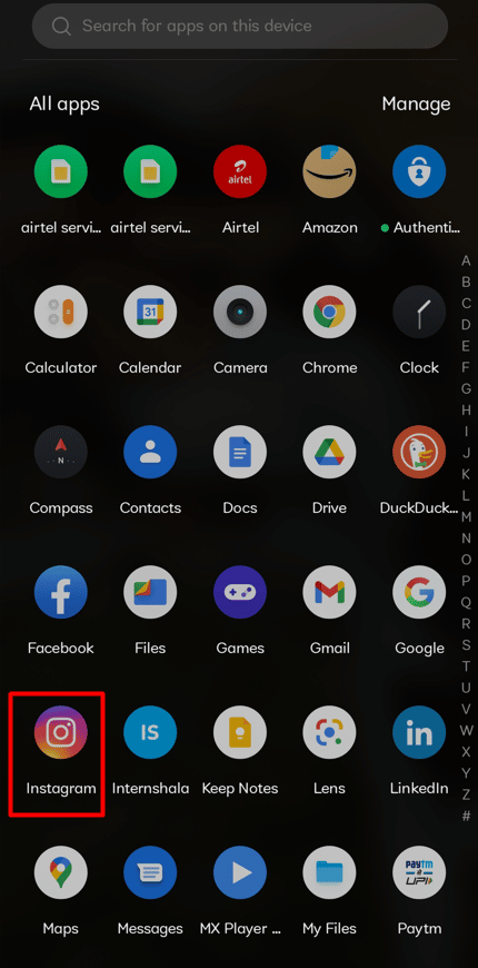   Inicie la aplicación de Instagram en su teléfono inteligente iPhone o Android.