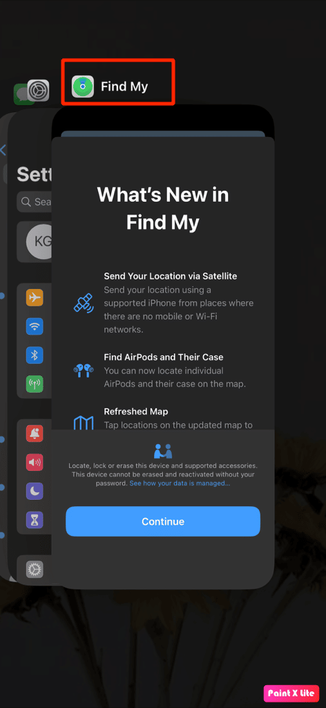 cerrar buscar mi aplicación