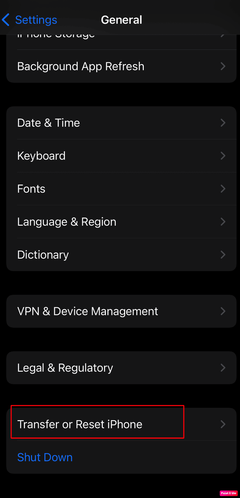 Transferir o Restablecer iPhone | 